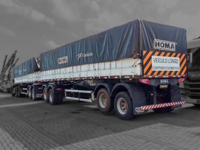 CARRETA GRANELEIRA NOMA 9 EIXOS COM DOLLY REBAIXADO - 25,70M - 2021/2022 - SEM PNEUS!