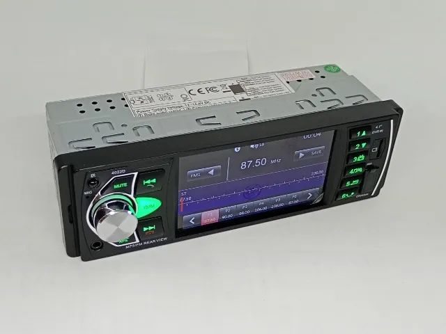 Rádio Multimídia Mp5 4.1 polegadas 1din novo - Foto 5