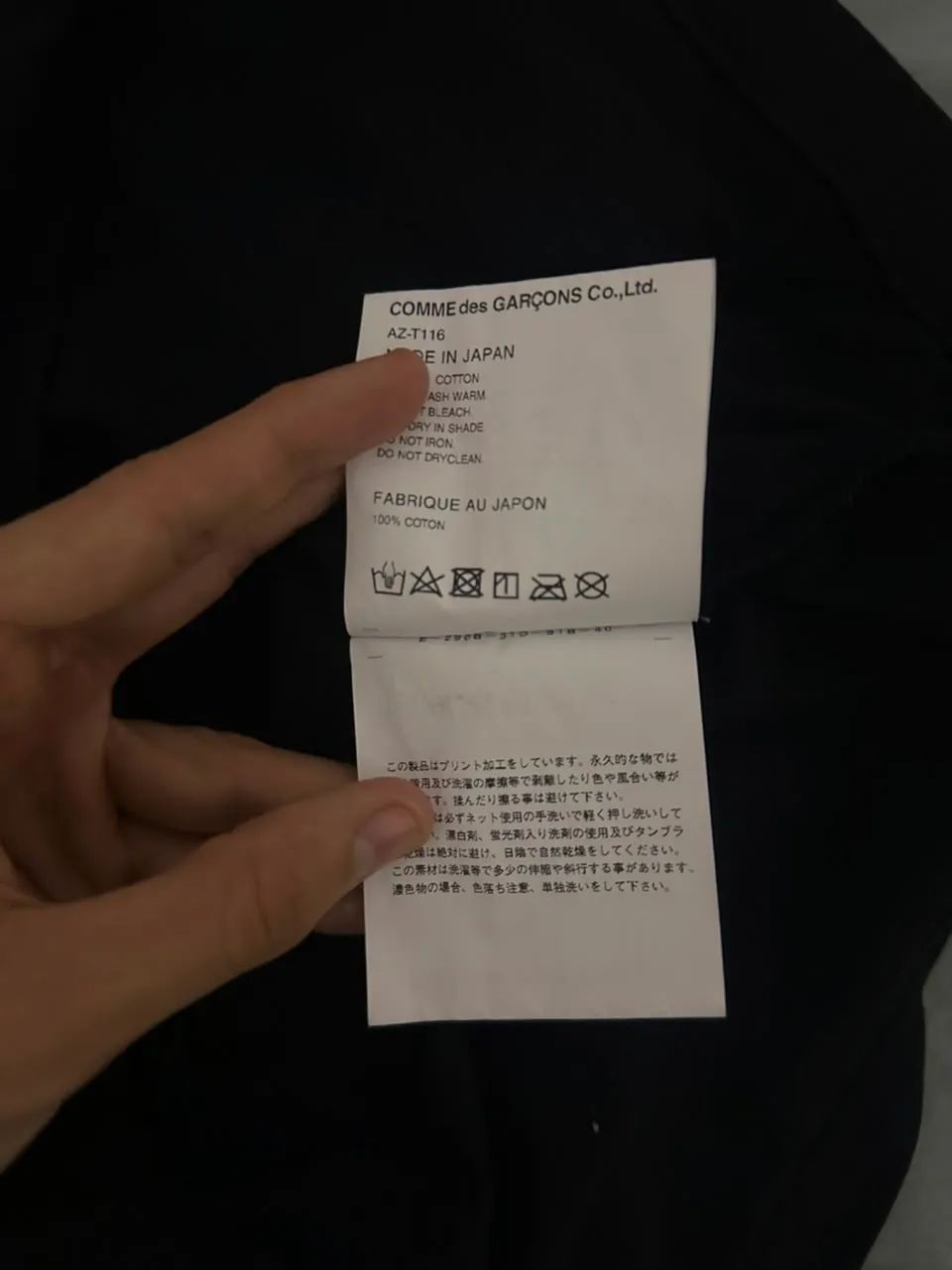 CDG Comme Des Garçons Big Heart Size S - Foto 3
