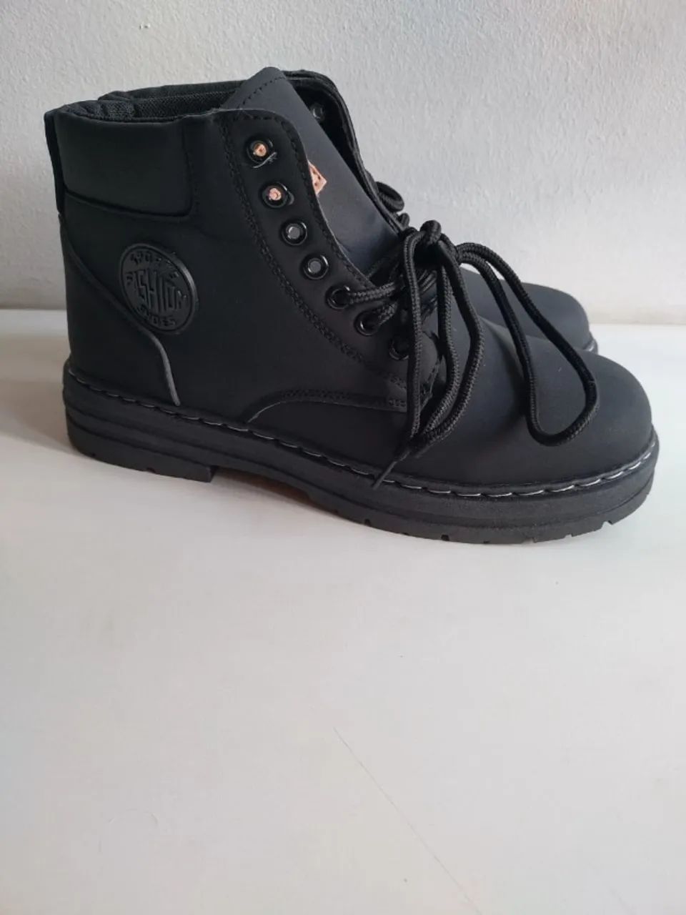 Bota Coturno Casual Black  - Foto 2
