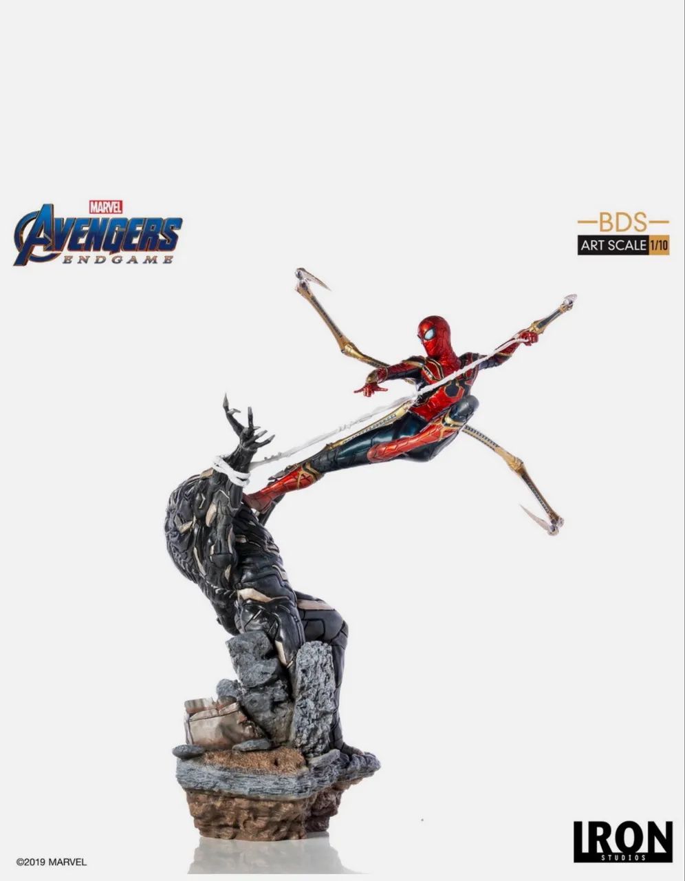 Iron Studios Iron Spider Vs Outrider Avengers Endgame 1/10 - Foto 4
