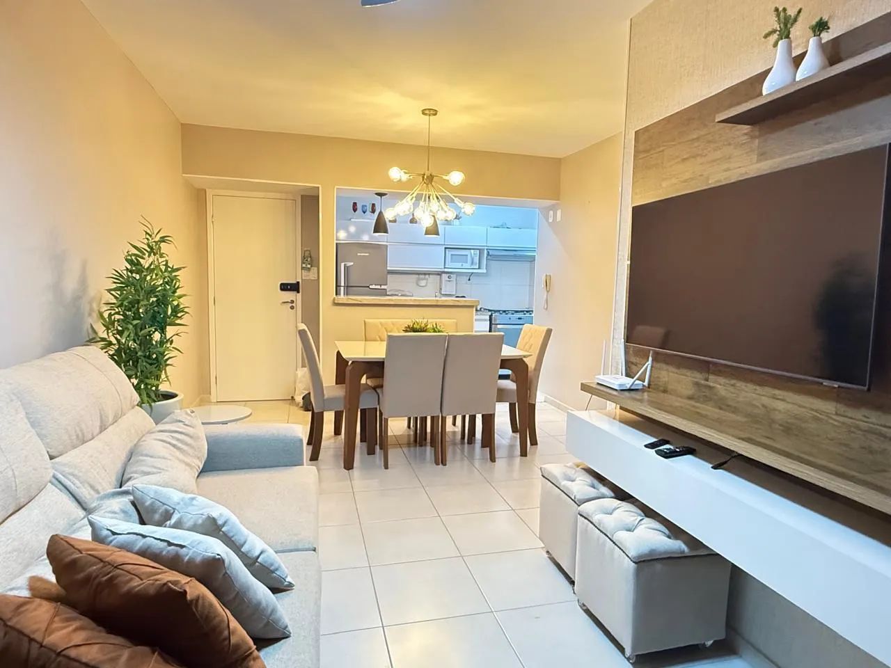 Apartamento mobiliado 3/4 com 2 suítes - Foto 3