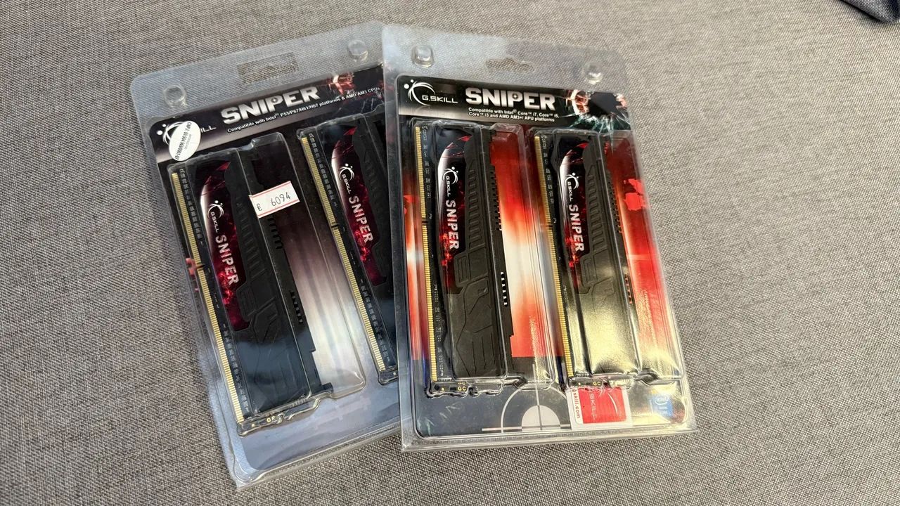 Memória GSKill Sniper DDR3 4X4GB 1333 - Foto 2