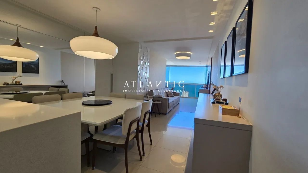 Vista mar, 3 Quartos com suite todo montado e decorado, lazer completo