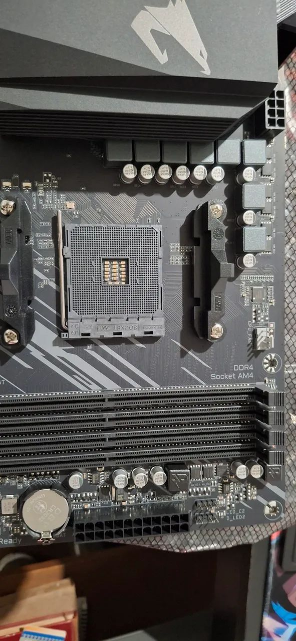 PLACA MÃE B550M AORUS ELITE (NOVO) - Foto 3