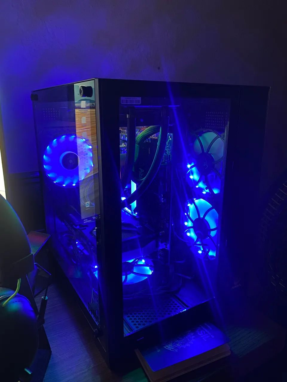 Gabinete com 5 fans c/ controladora e water cooler  - Foto 2