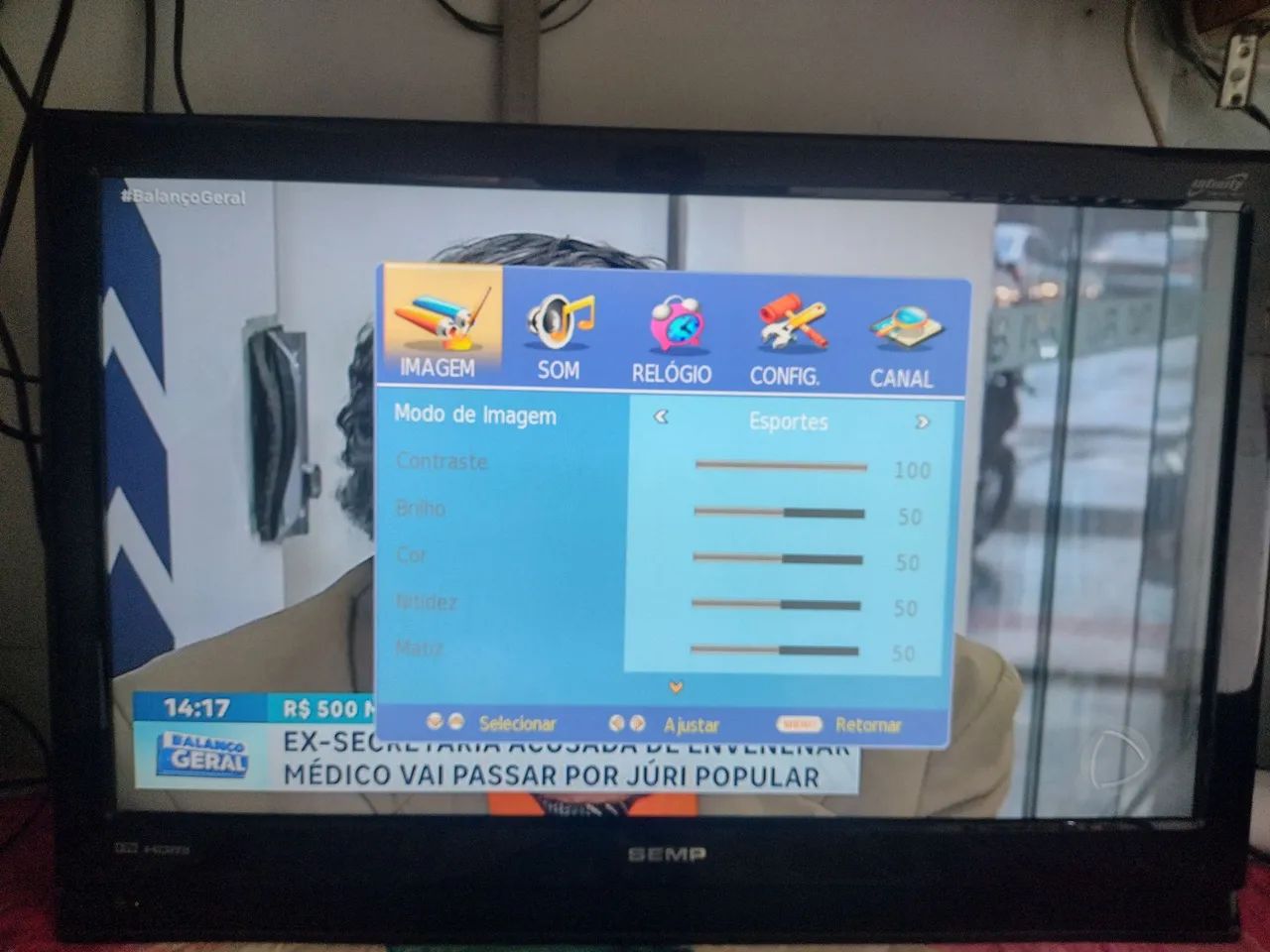 Tv. Semp LCD 32 polegadas não e Smart  - Foto 3