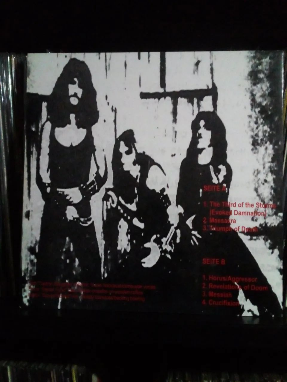 Hellhammer- Crucifixion LP 2003 raríssimo em estado de NOVO Celtic