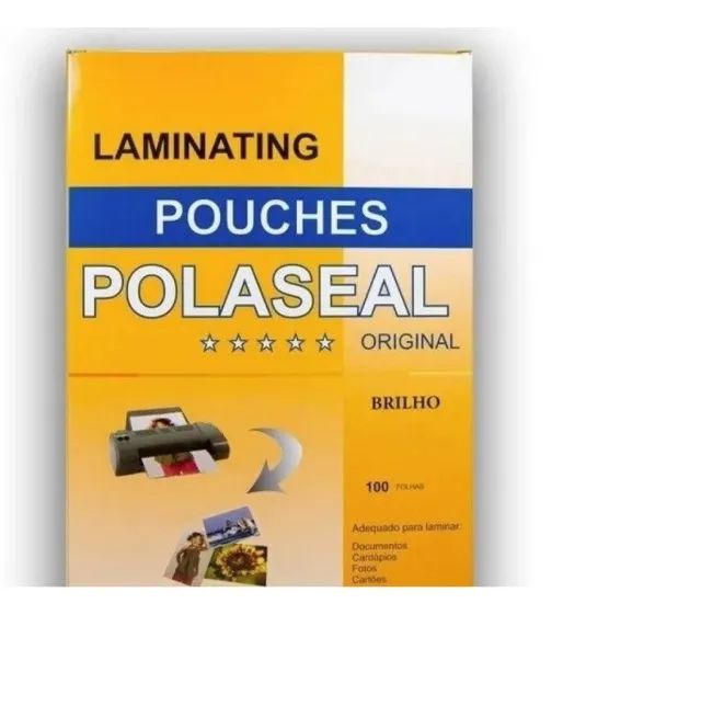 Polaseal A4 A3 RG CPF Plastificação Documento Plástico pola seal