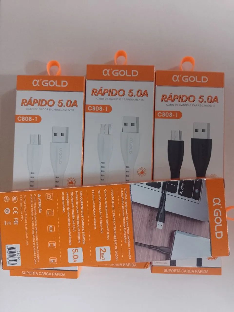 Cabo micro USB V8  - Foto 4