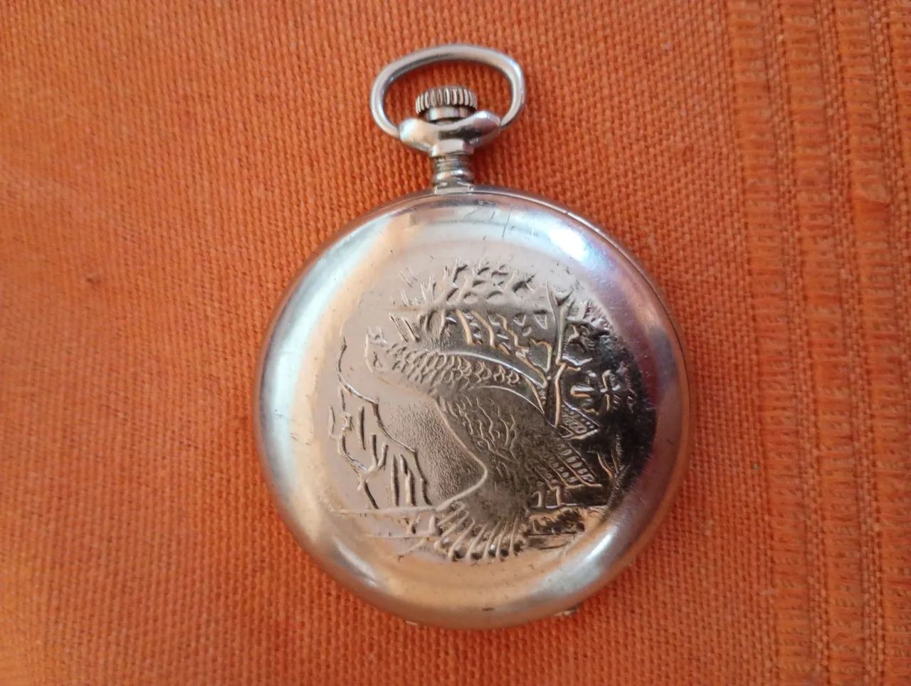 Relógio soviético MOLNJIA, mod. Hunter pocket watch. - Foto 2