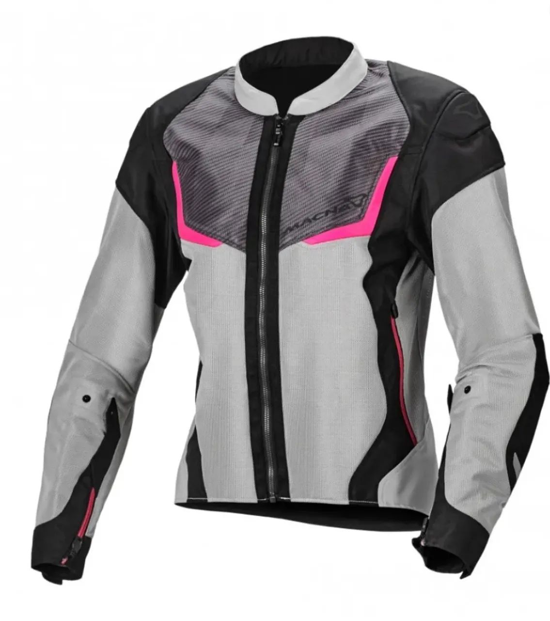 Jaqueta Macna Orcano Lady Cinza Preto Rosa