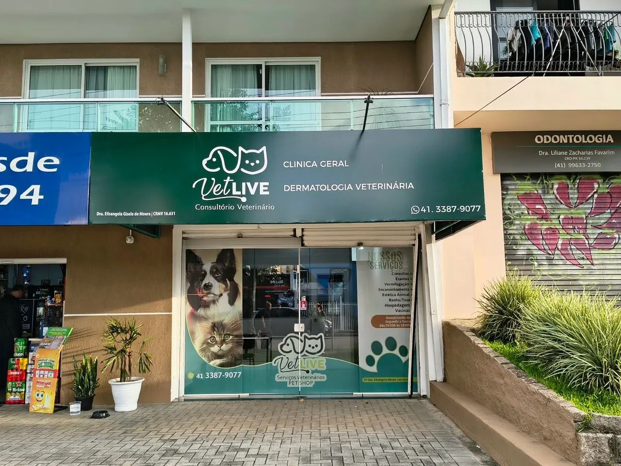 Repasso ponto consultório veterinário .