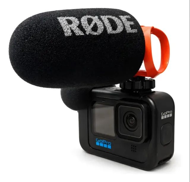 GoPro Hero 10 Black + Media Mod + Rode VideoMicro II + Micro SD