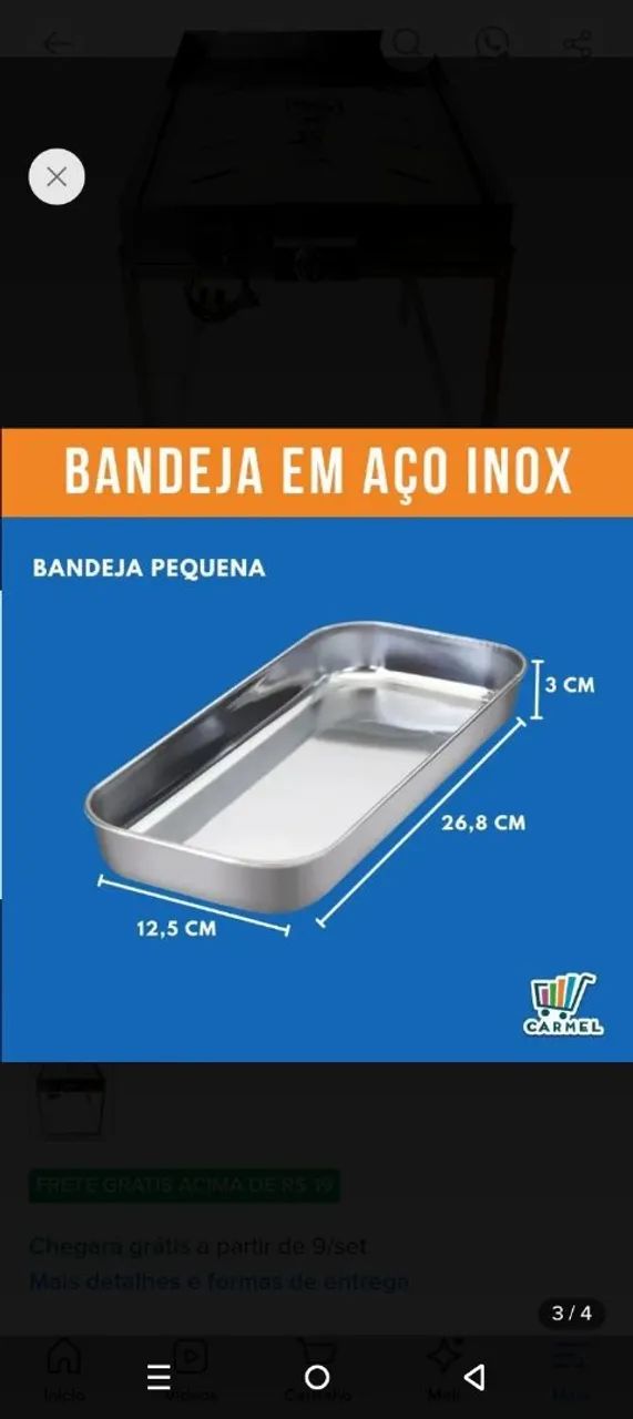 Estufa Para Salgados 5 Bandejas Expositor Elétrico Inox - Foto 3