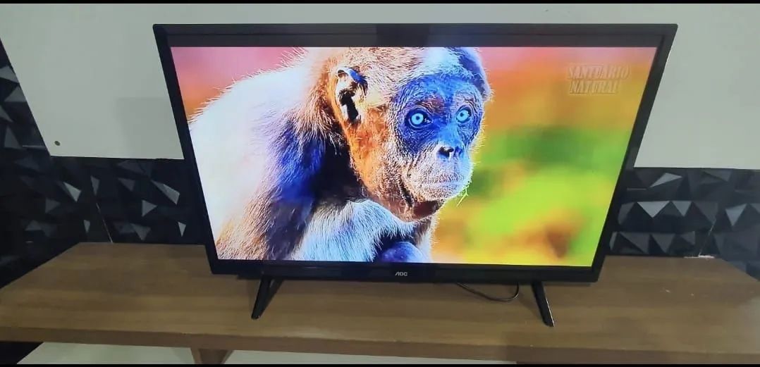 TV 32 polegadas smart com cabo controle todos apss YouTube e Netflix é d mais  - Foto 3