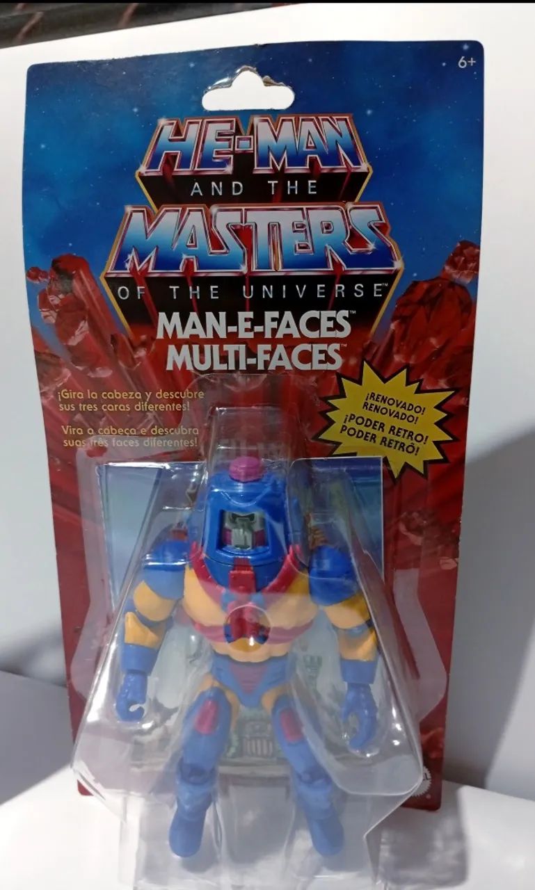BONECO HE MAN MASTERS PIG HEAD/MULTI FACES/EVIL LYN MATTEL - Foto 3