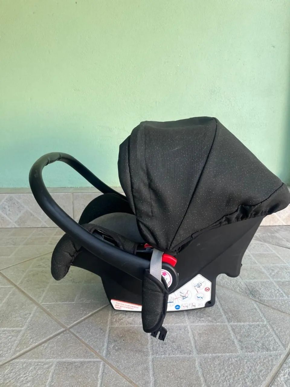 Bebê conforto com almofada redutora de assento  - Foto 2