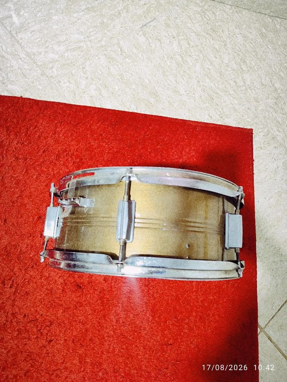 Caixa de bateria em aço 14 polegadas 6 afinação usado em aço  - Foto 5
