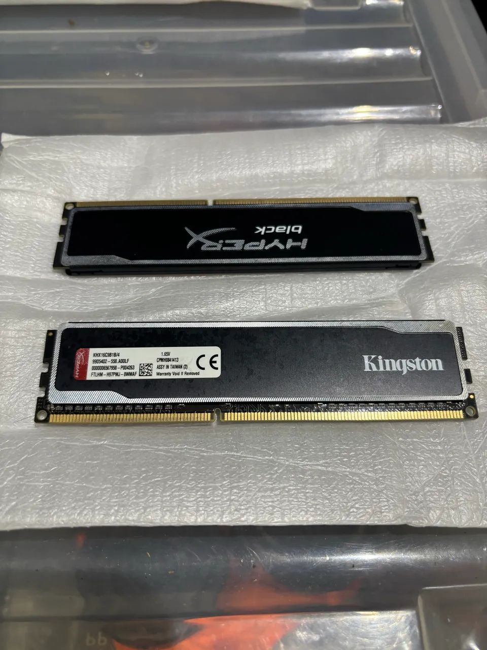 Vendo Memória RAM Kingston HyperX Black 8GB