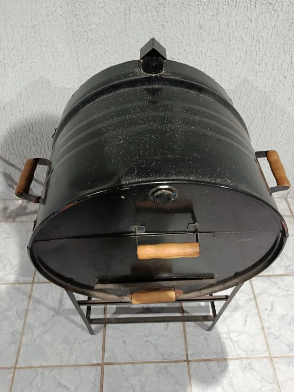 Churrasqueira a bafo semi nova em bom estado - Foto 3