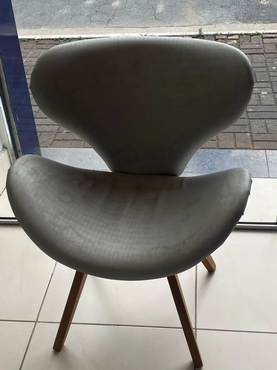 1 Poltrona Swan Prata - Foto 3