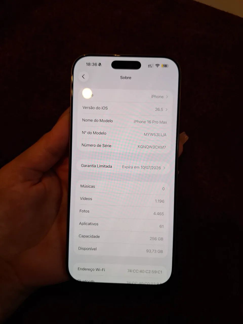 iPhone 16 pro max 256gb - Sem marcas de uso! - Foto 4
