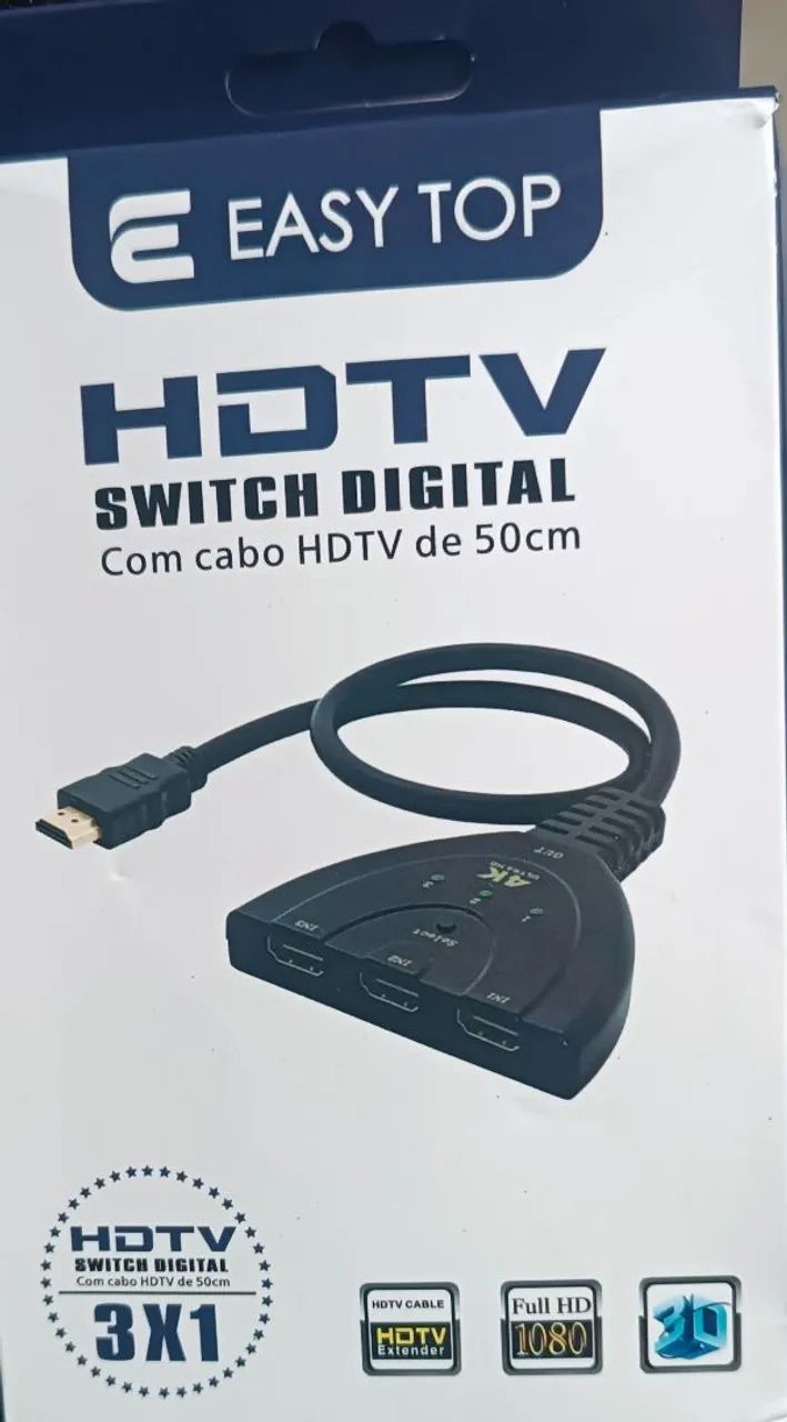 Switch HDMI 3x1 NOVO