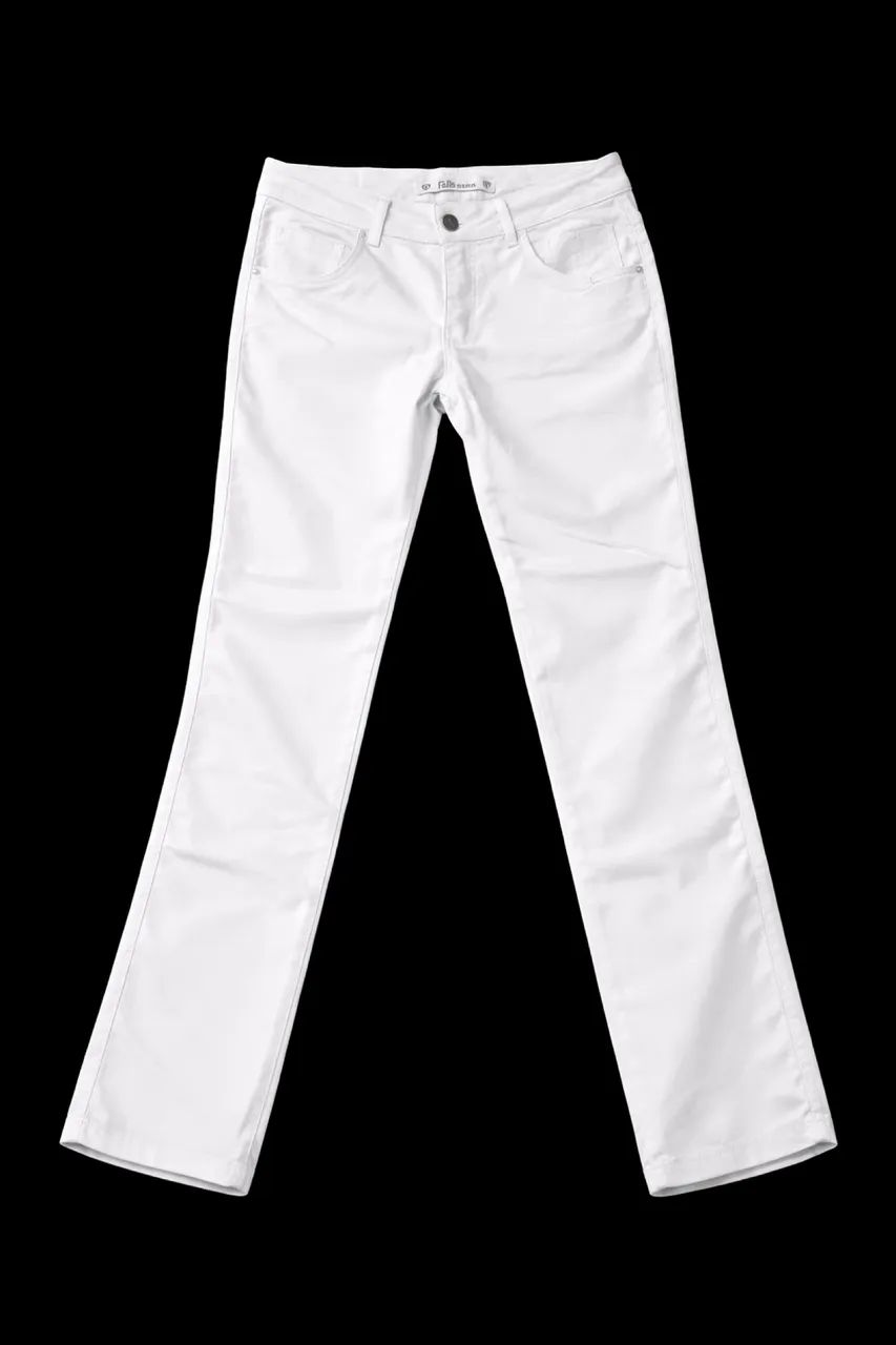 Calça Branca Masculina Reta Nova - Tamanho 42
