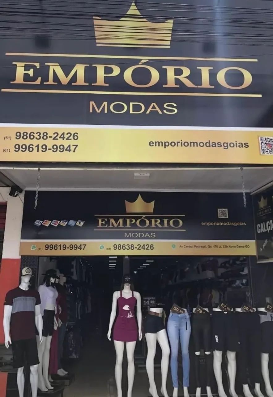 Passo o ponto Loja de roupa Unissex.