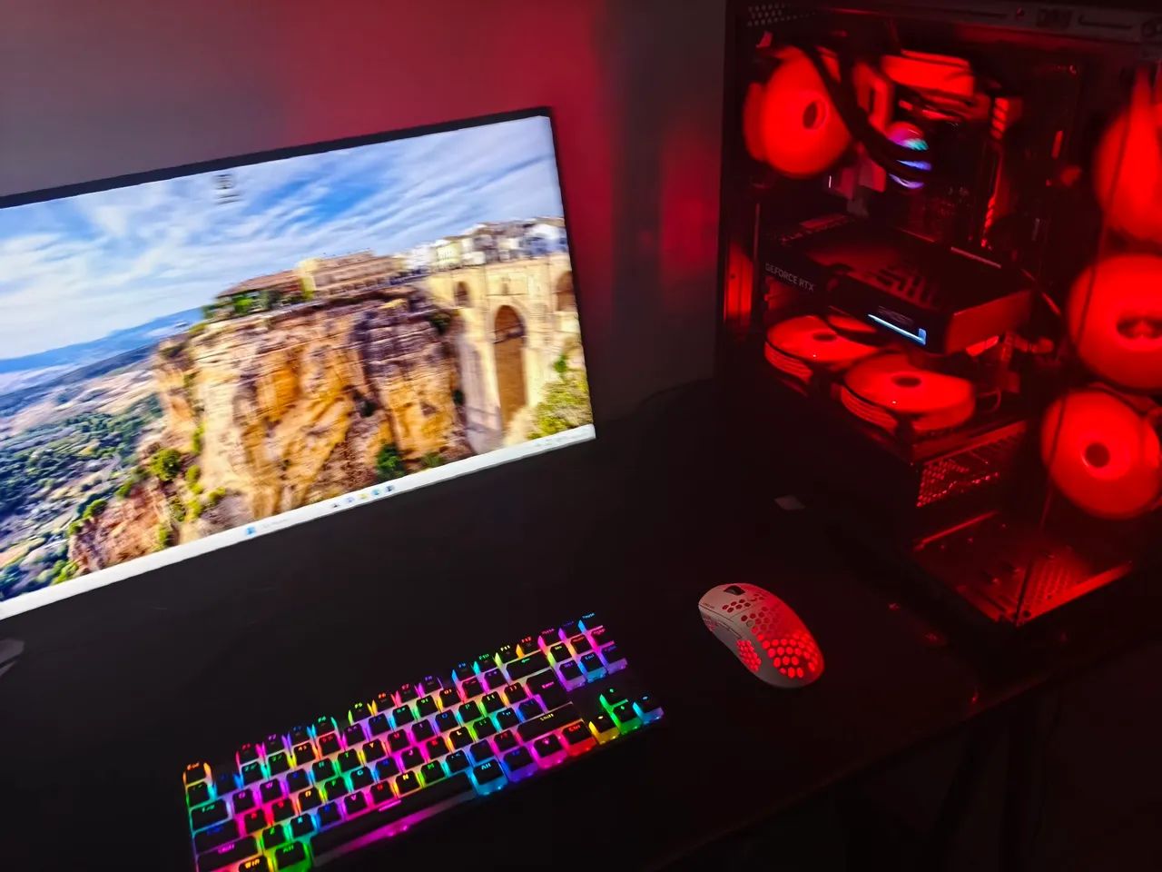 Pc gamer + rtx 5060 na garantia 