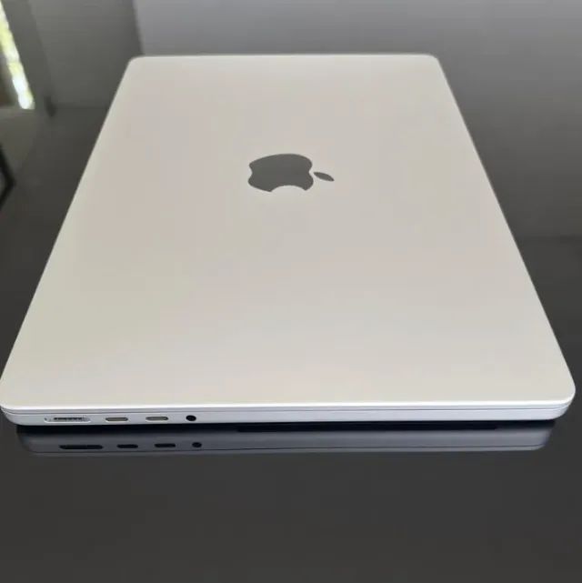 Macbook Pro 14 M3 Pro 18gb 512gb SSD Prata Com Caixa Original - Impecável - Foto 3