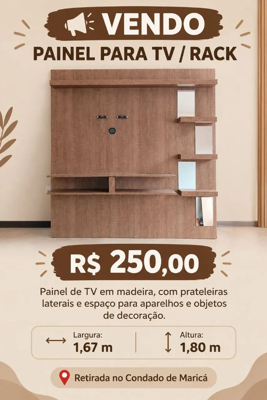 Rack para tv 