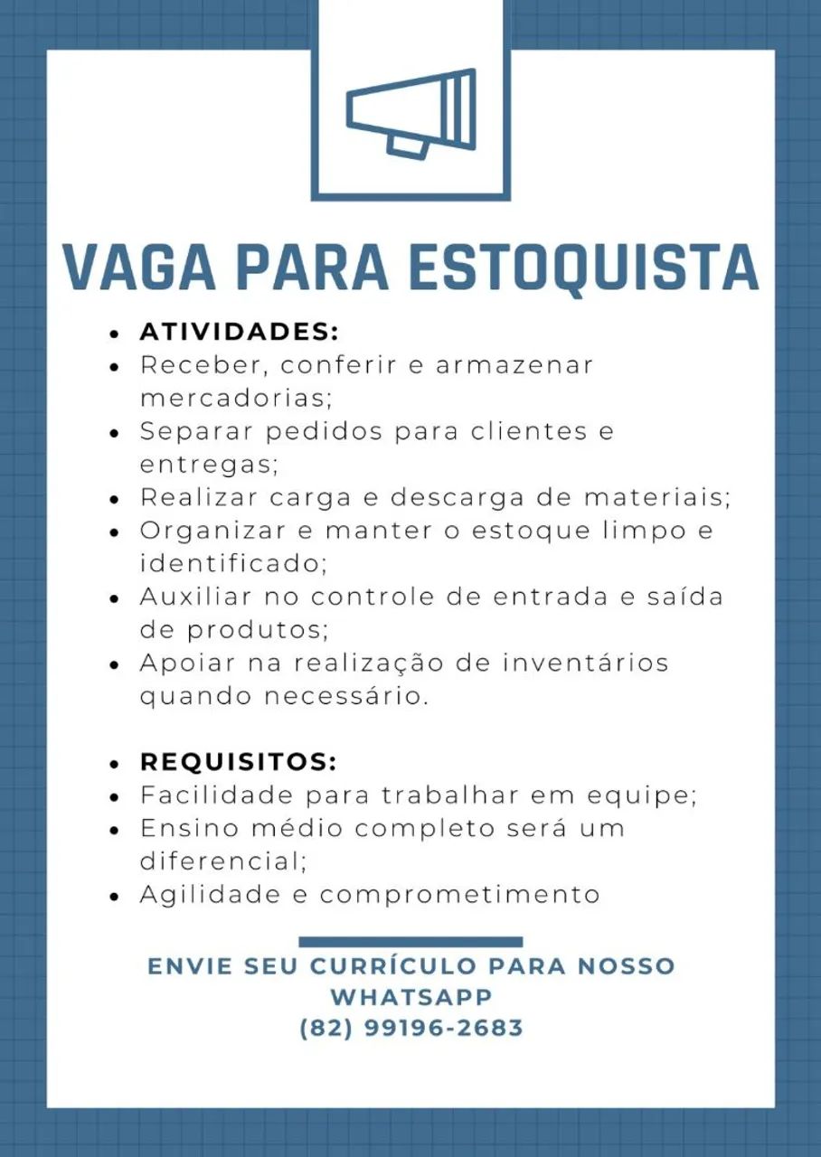 VAGAS DE EMPREGO - CONTRATAÇÃO - Foto 3