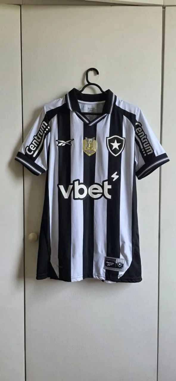 Camisas Botafogo 2025 patch campeão M - Foto 3
