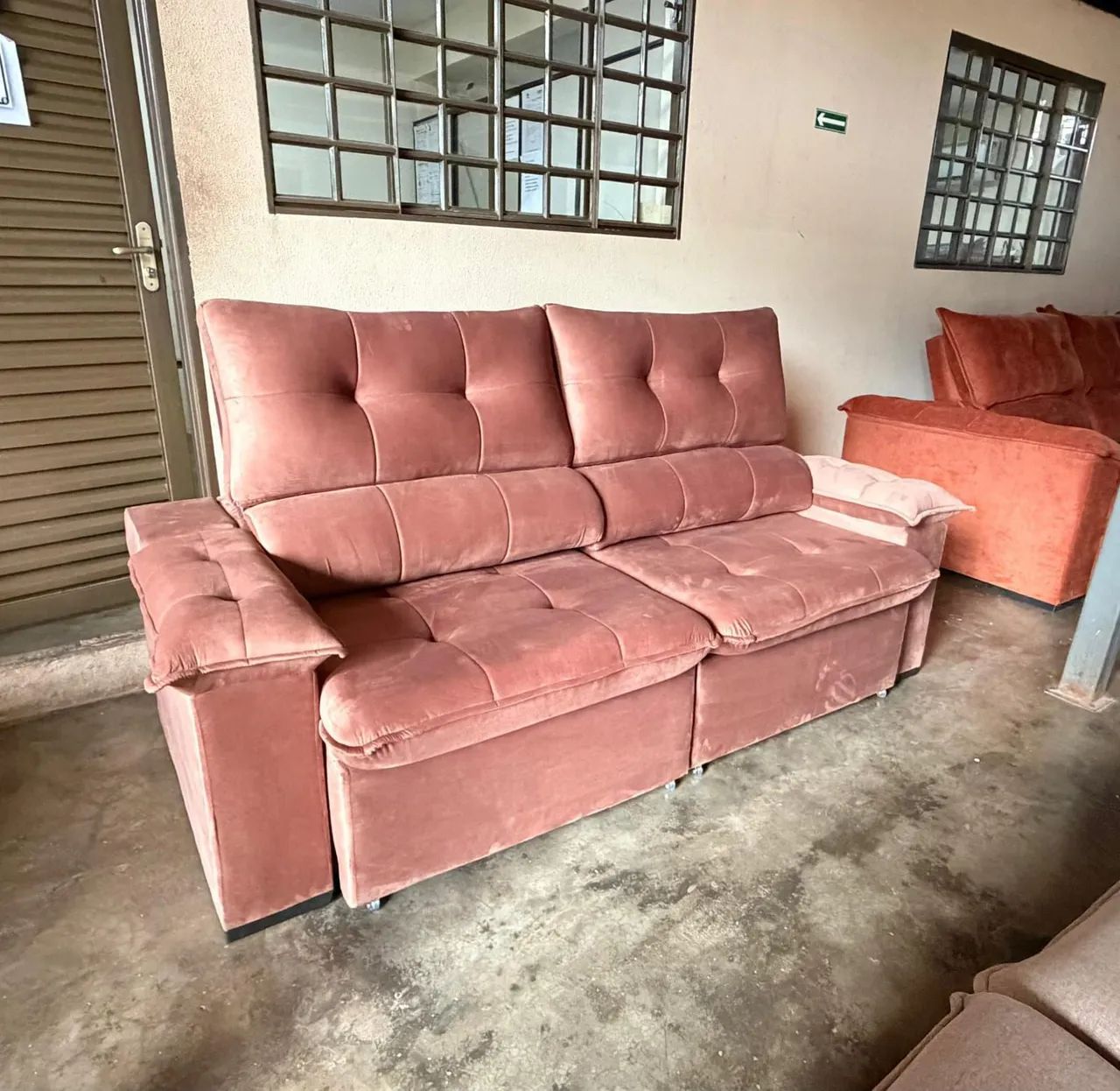SOFÁ NAPOLI RETRÁTIL E RECLINÁVEL TAMANHO 215X150