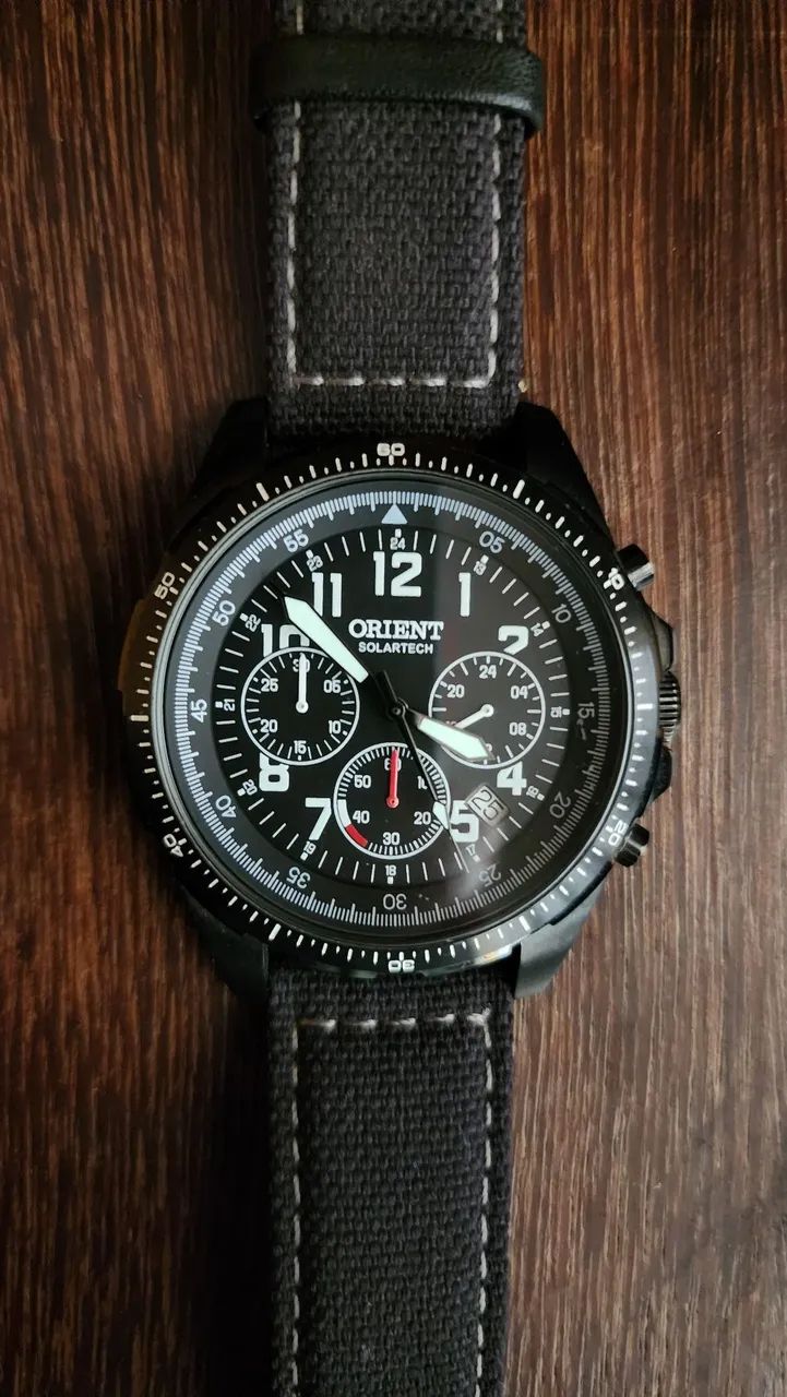 オリジン Relógio Orient Solartech Cronógrafo (MPSNC003 P2PX) - Acessórios