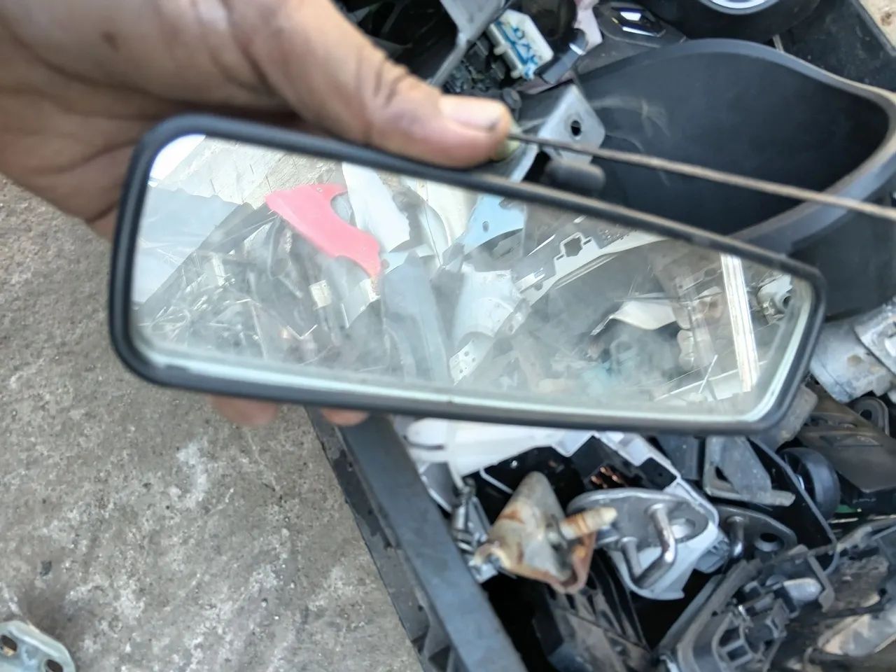 Retrovisor interno do kwid 