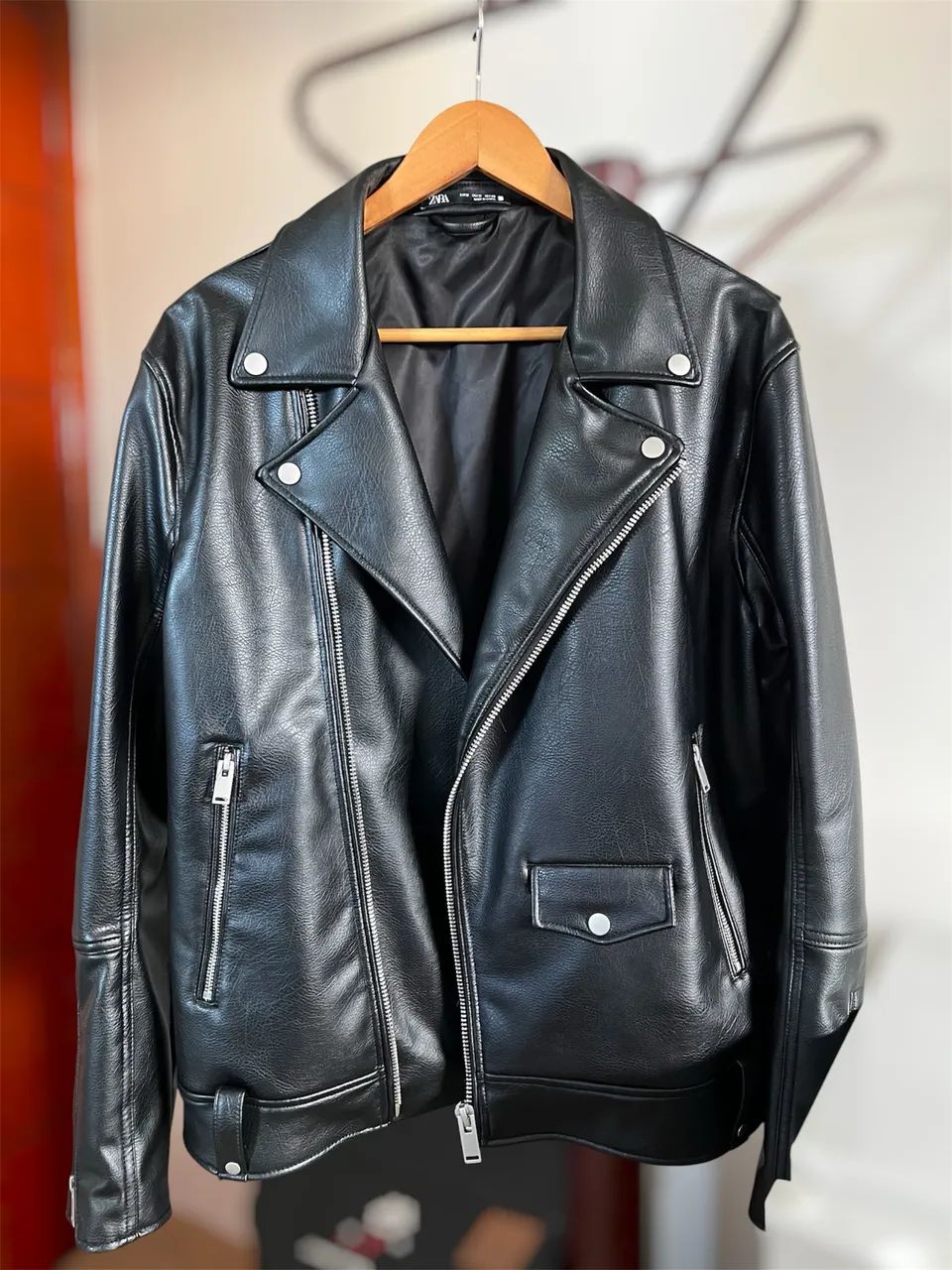 Jaqueta de Couro ZARA