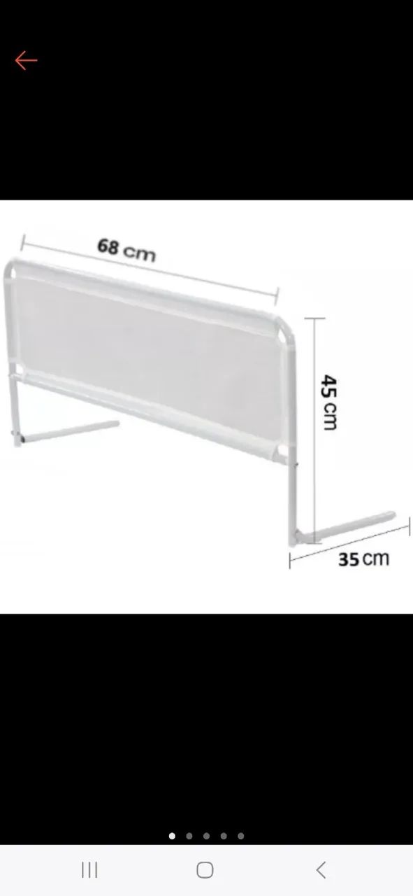 Grade protecao de cama  - Foto 4