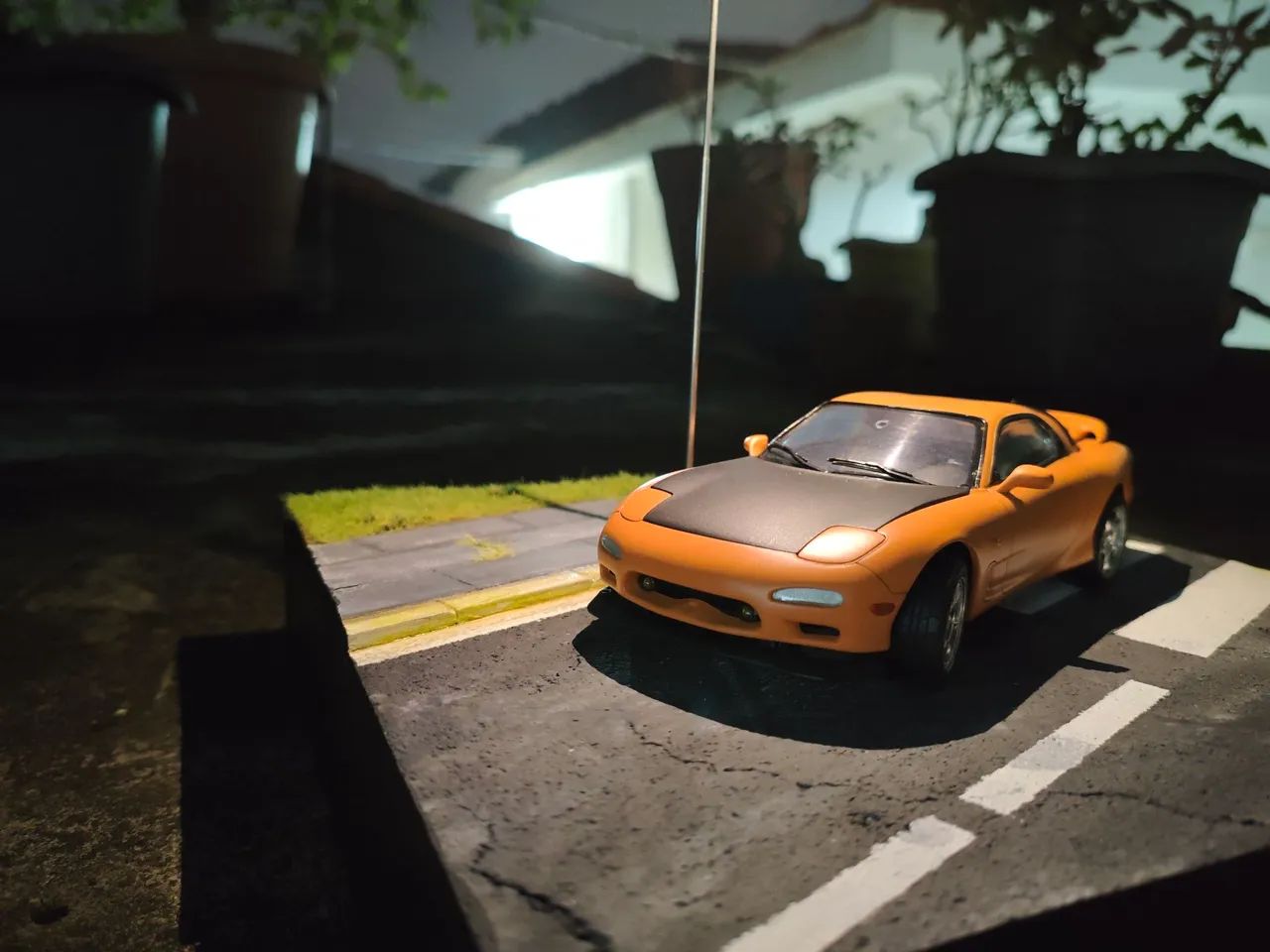 Diorama kit tamiya Mazda RX7. Escala 1/24 - Foto 5