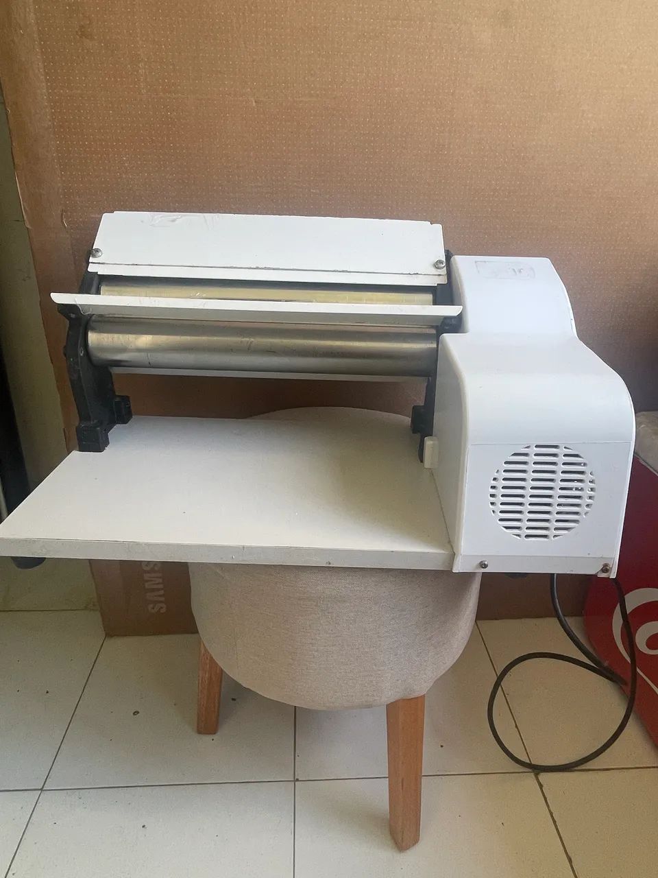 Laminador cilindro de massas 