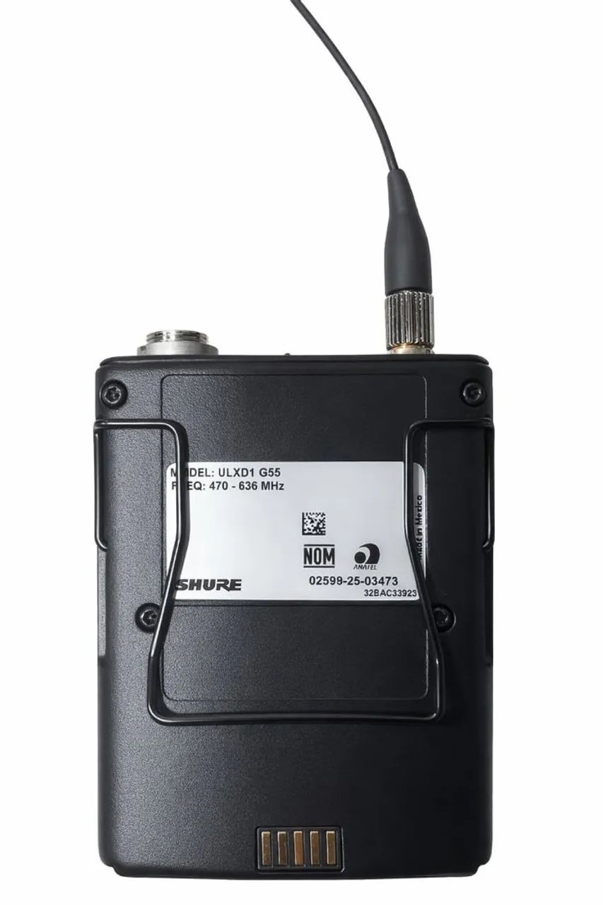 Bodypack Shure ULXD1 G55 Transmissor  - Foto 4