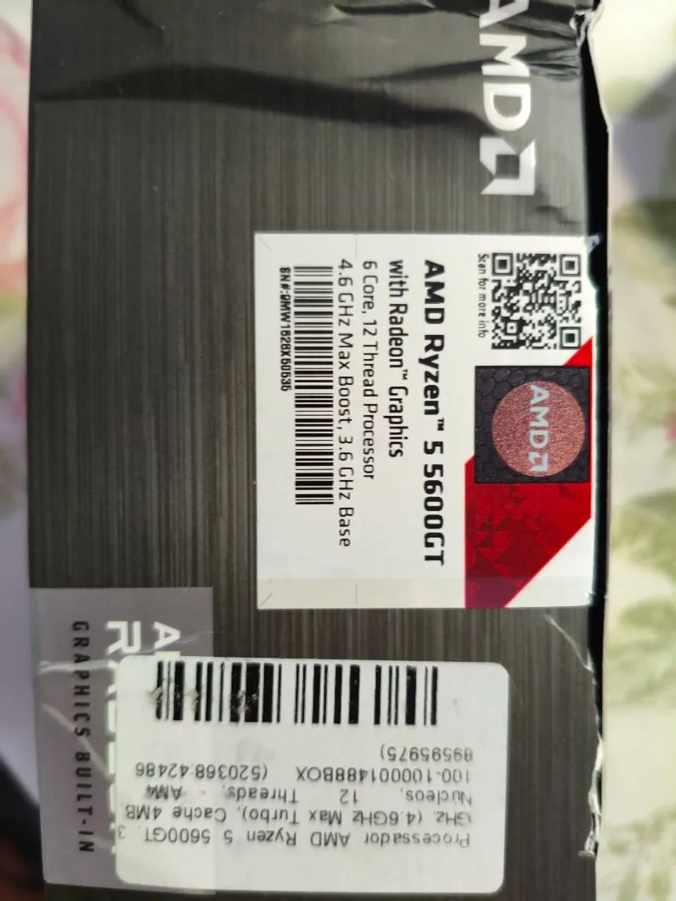 Processador Ryzen 5 5600 GT - Foto 3