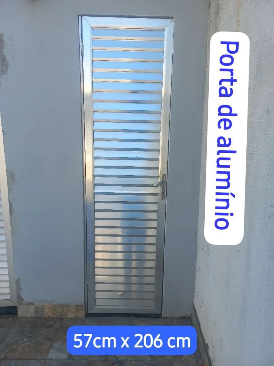 Porta de alumínio 