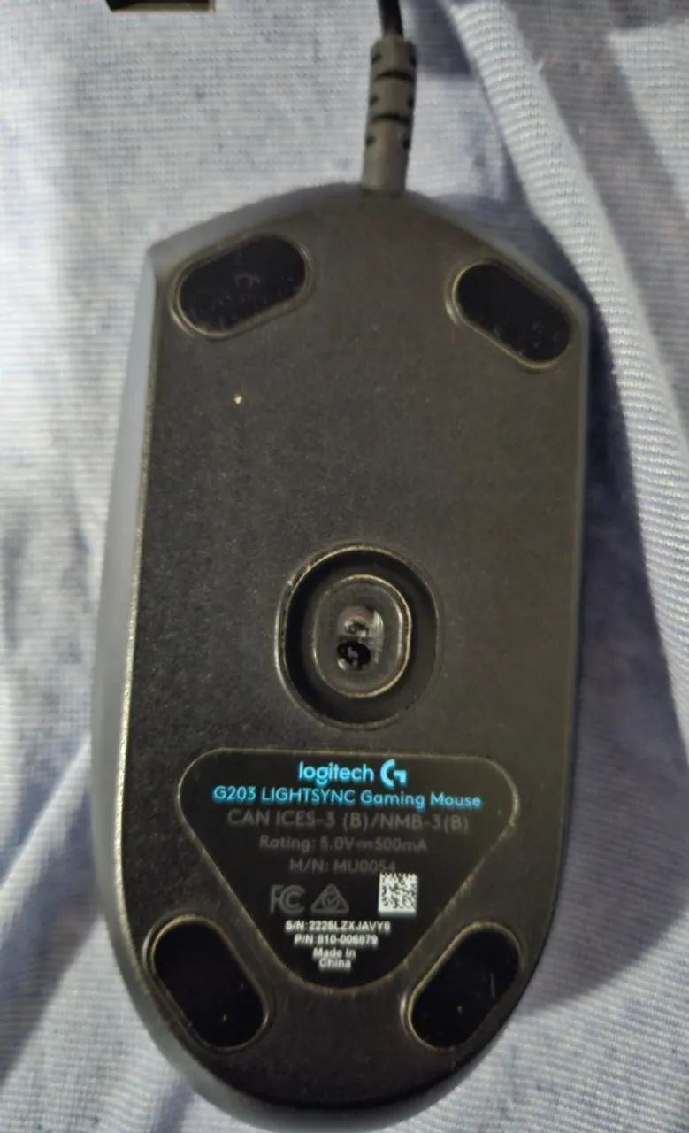 Mouse Gamer Logitech G203 LIGHTSYNC RGB - com defeito - Foto 2