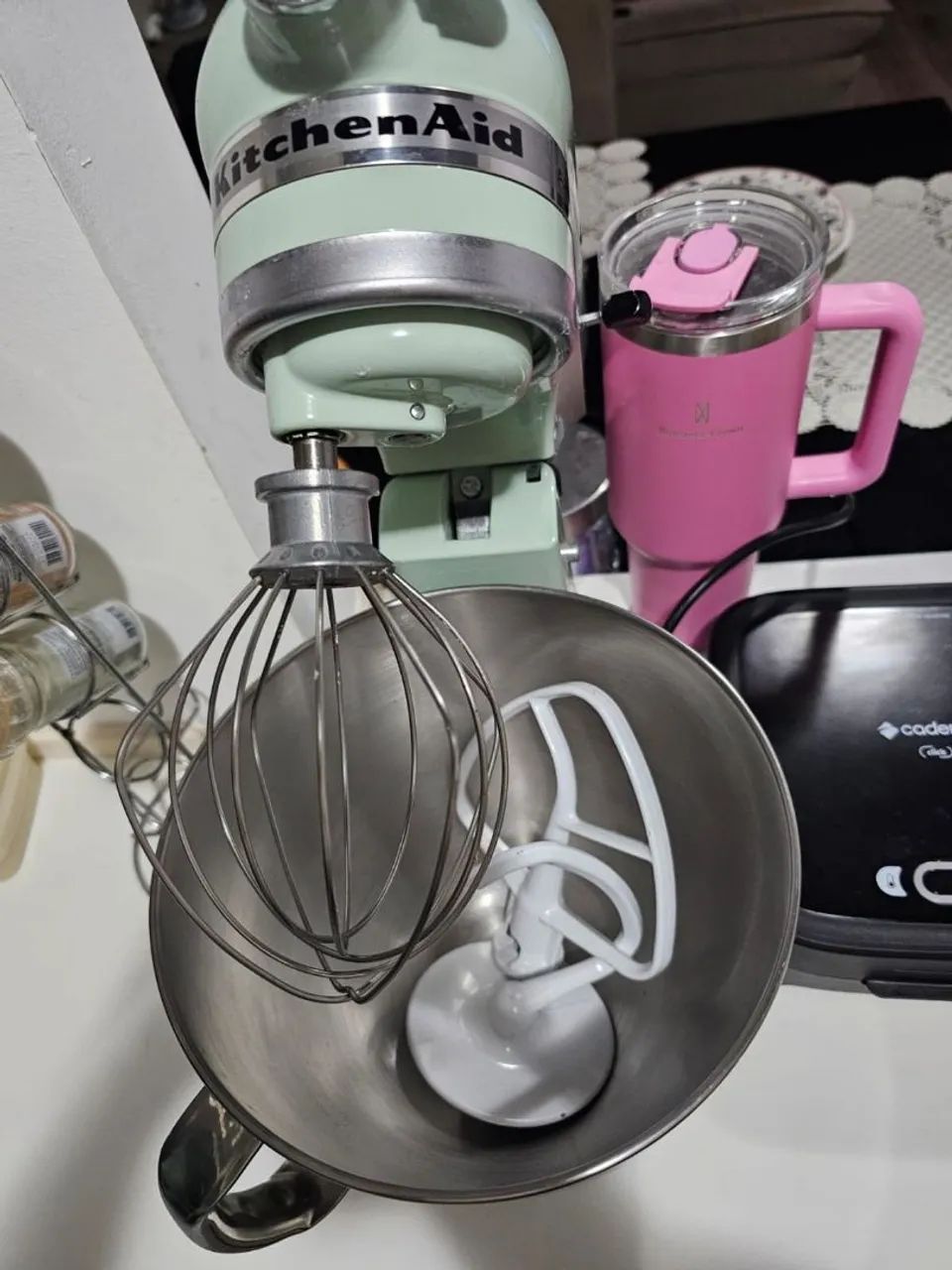 Batedeira kitchenaid com 3 batedores e bowl - Foto 3