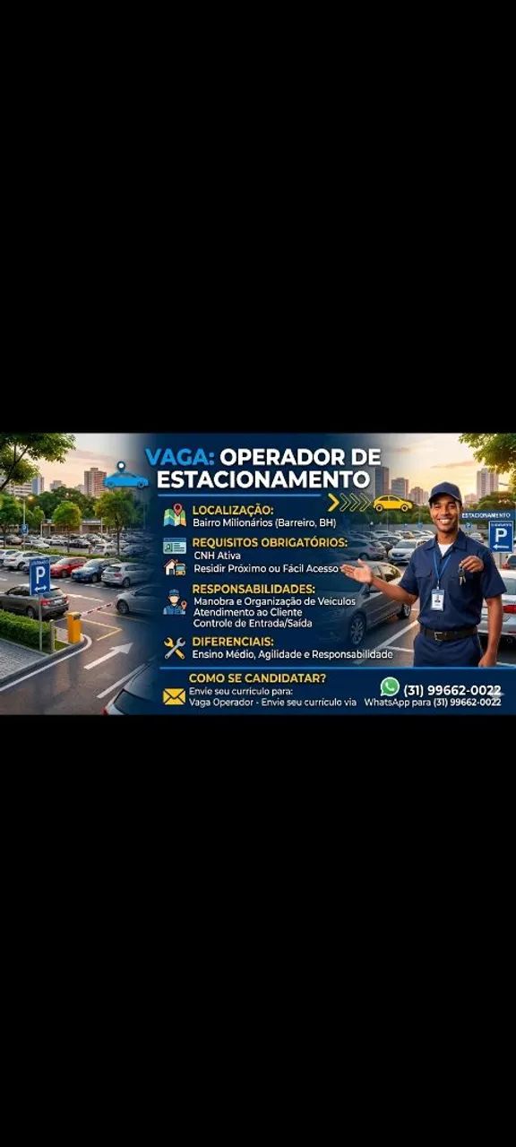 Operador de Estacionamento 