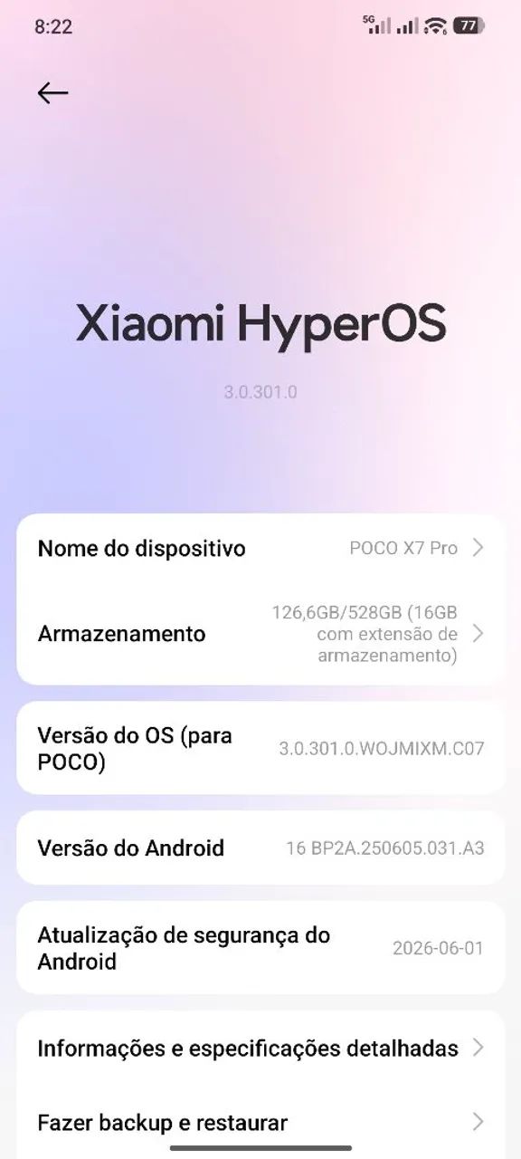 X7 pro 12 ram 512 GB para sair logo/zerado  - Foto 3