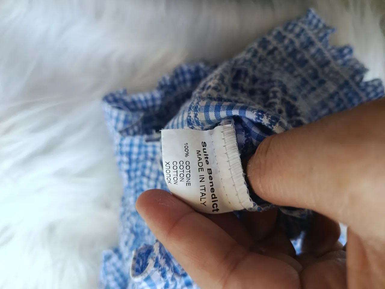 Blusa ciganinha xadrez Tam PP  - Foto 3